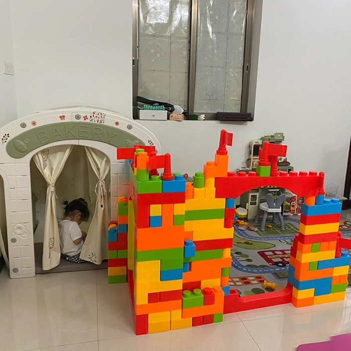 lego cỡ lớn, lâu đài xếp hình dành cho bé yêu