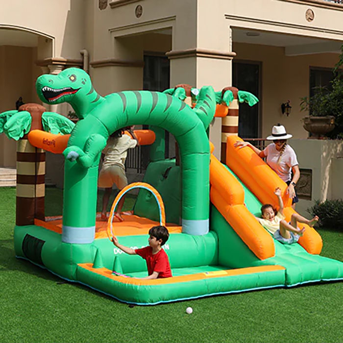 Nhà hơi mini khủng long rex. nhà hơi cho bé