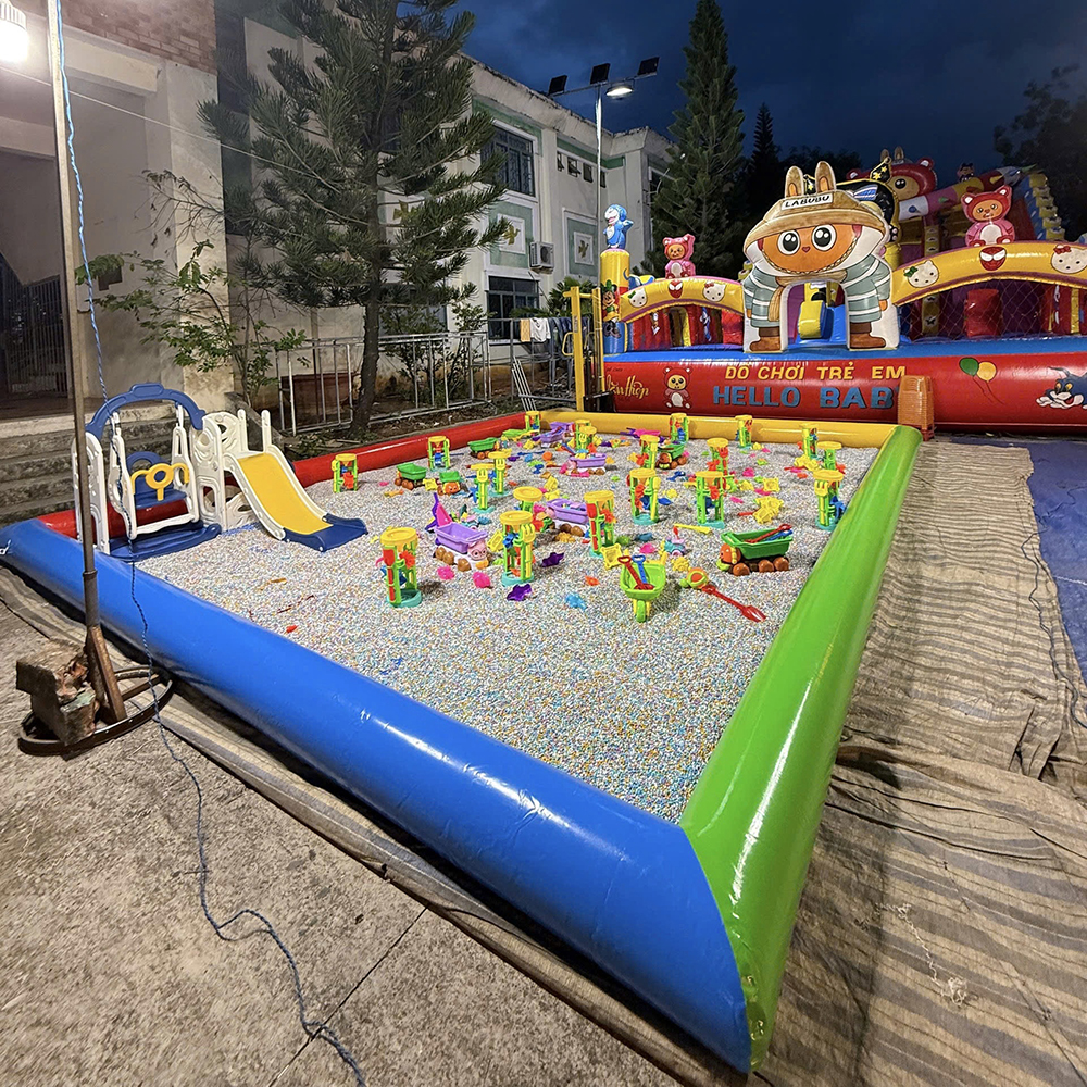 đồ chơi xúc cát khu vui chơi trẻ em di động