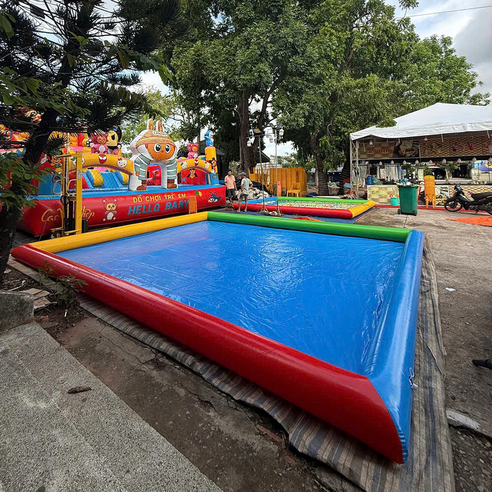 Bể bạt xúc cát di động Giải pháp thu hút cho khu vui chơi sự kiện