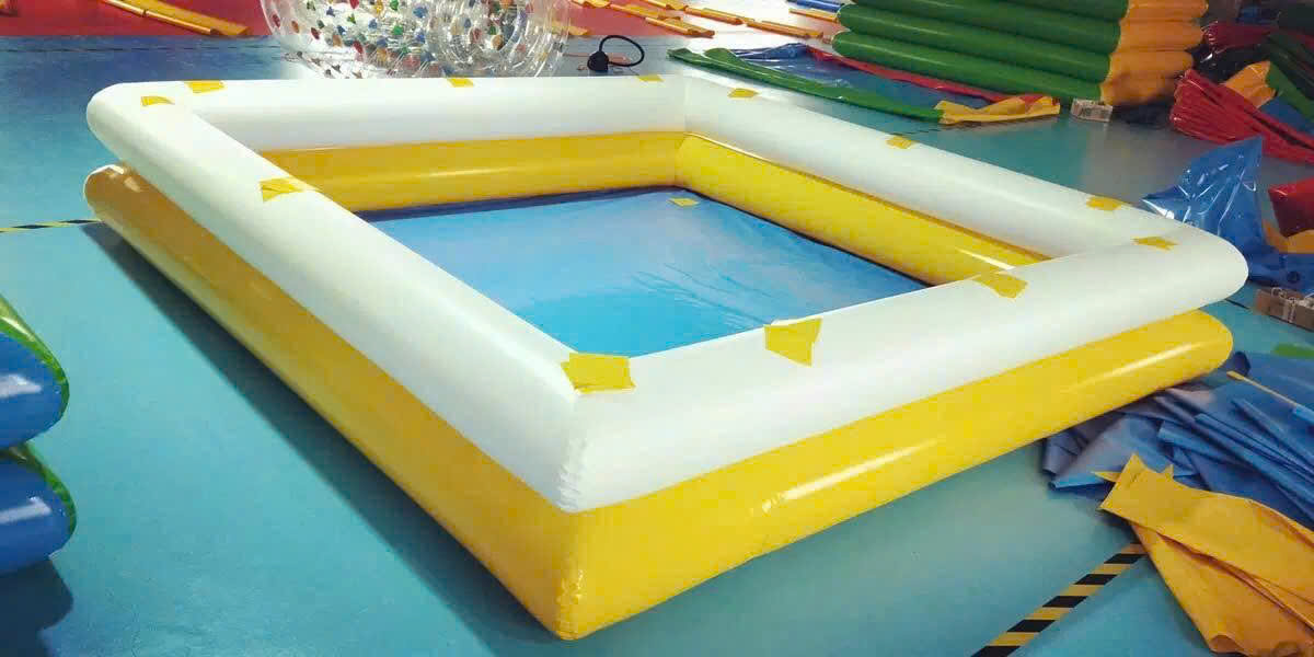 Bể phao bạt bơm hơi 2 tầng an toàn cho bé chơi xúc cát, câu cá