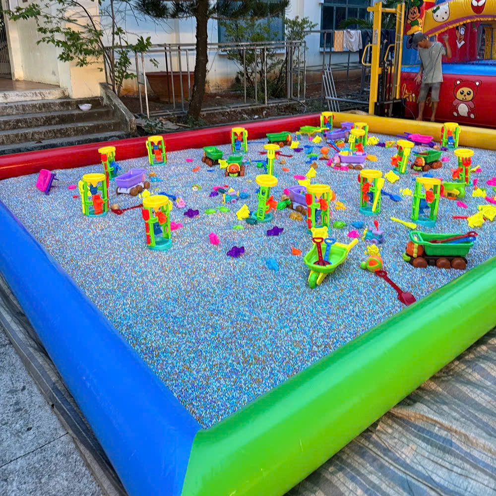 Ý Tưởng Tổ Chức Trò Chơi Cùng Bể Bạt Xúc Cát Di Động