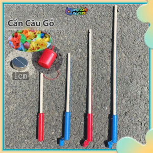 cần câu cá bằng gỗ trẻ em