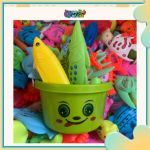 Xô nhựa đựng cá cho bé chơi đồ chơi câu cá