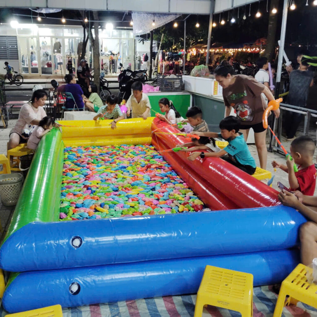 Bể bạt 2 tầng 8m² thiết kế mang lại độ an toàn ổn định