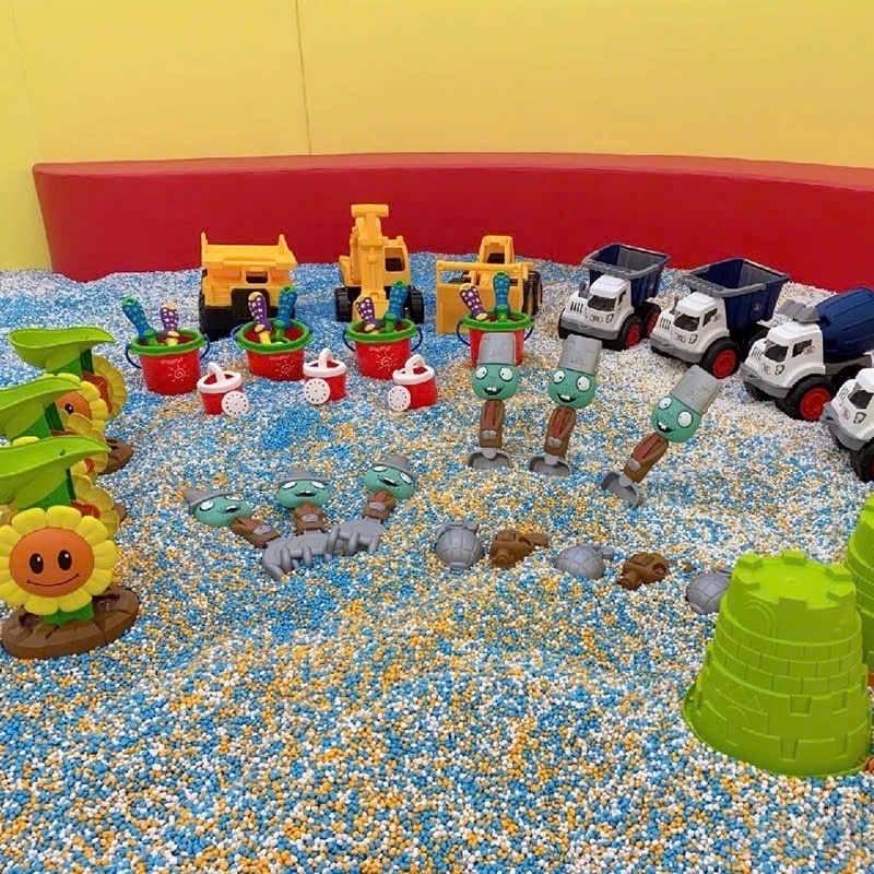 Combo Trò Chơi Cát Không Thể Thiếu Trong Khu Vui Chơi