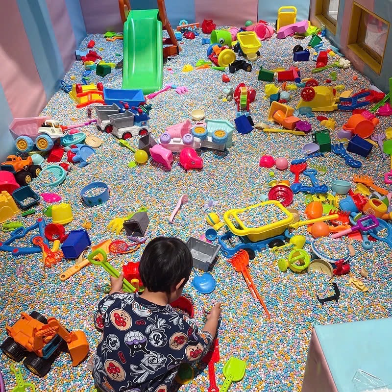 Gợi Ý Combo Hạt Sứ Và Đồ Chơi Xúc Cát Theo Diện Tích Thực Tế