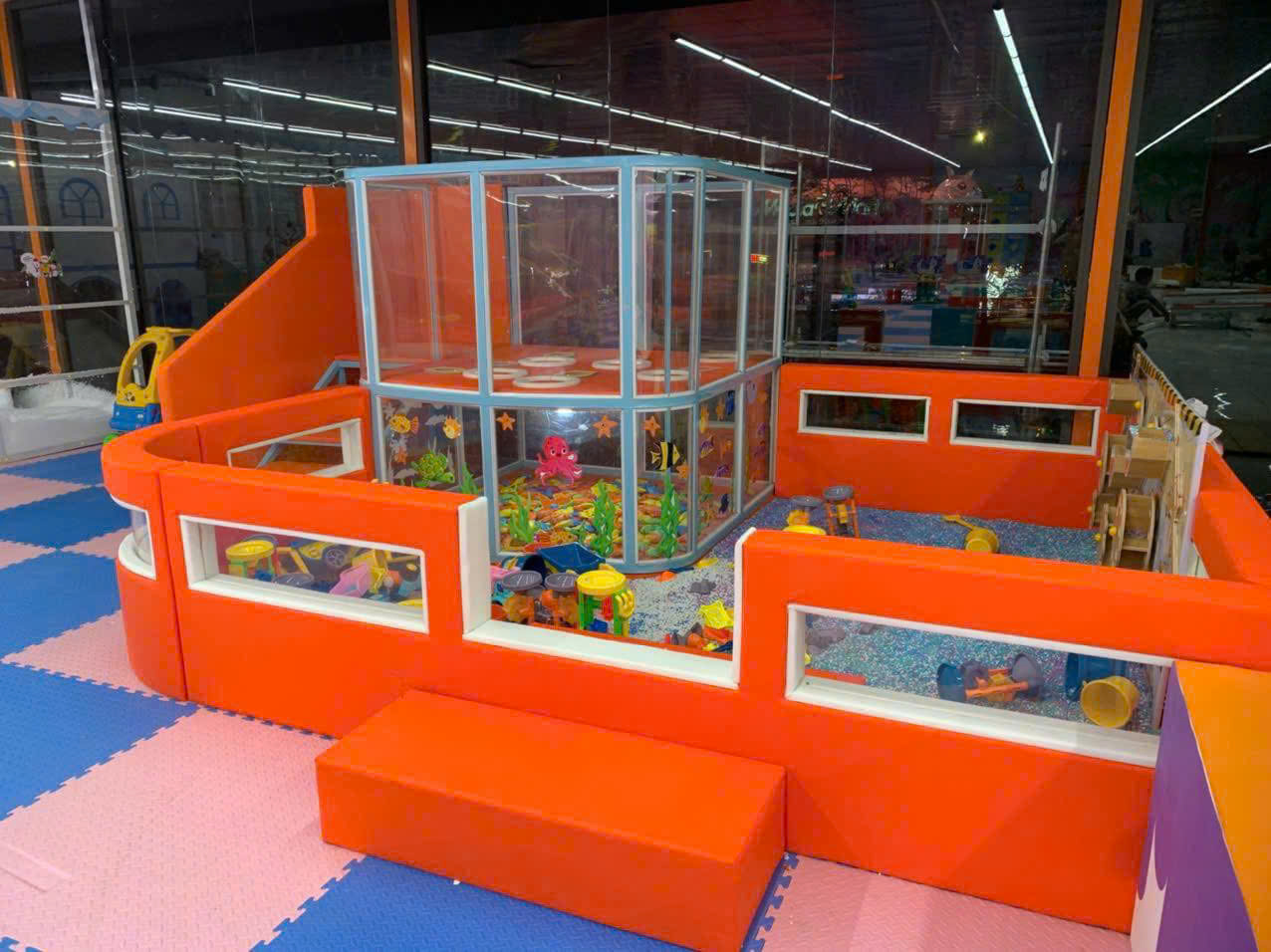 Khung bể xúc cát khu vui chơi trẻ em Giá tốt, mẫu đẹp