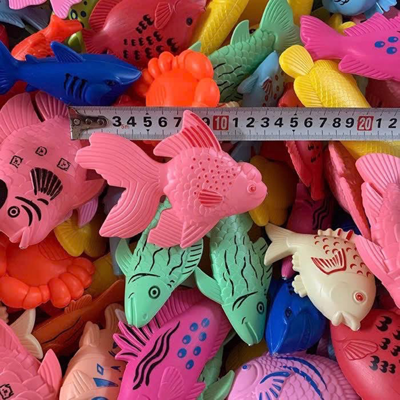 cá vàng sư tử nhựa câu cá cho bé