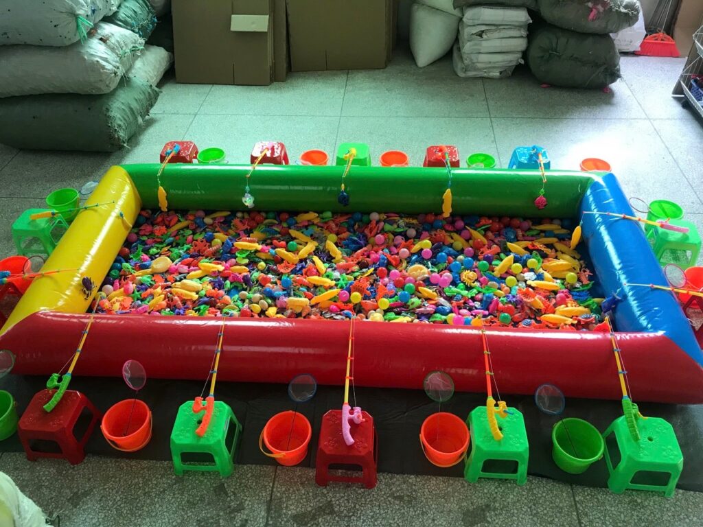 combo bể phao câu cá trẻ em